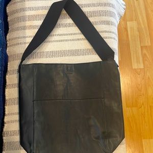 Calvin Klein Tote bag black pleather